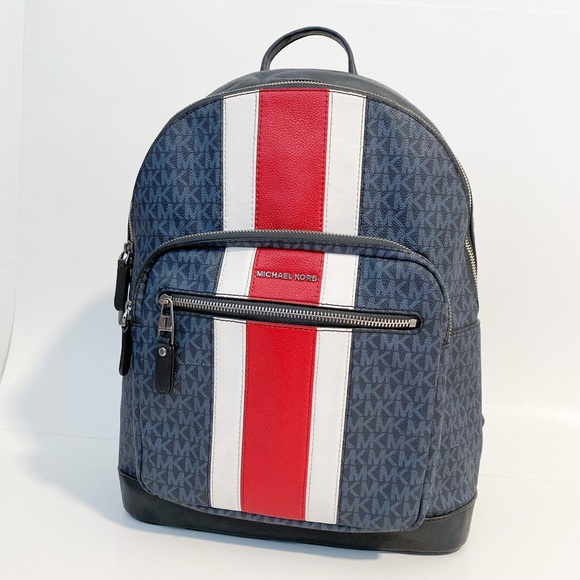 hudson logo stripe backpack